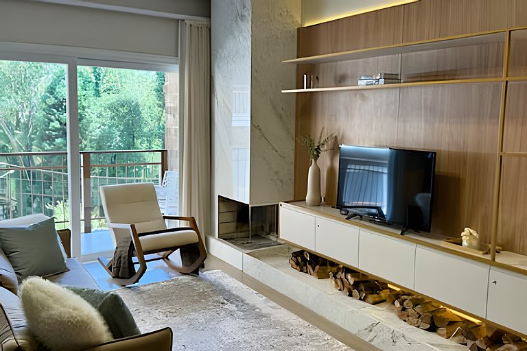 Apartamento com Piscina e Jacuzzi em Gramado