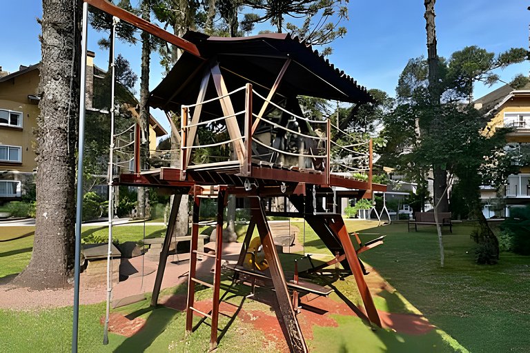 Apartamento com Piscina e Jacuzzi em Gramado