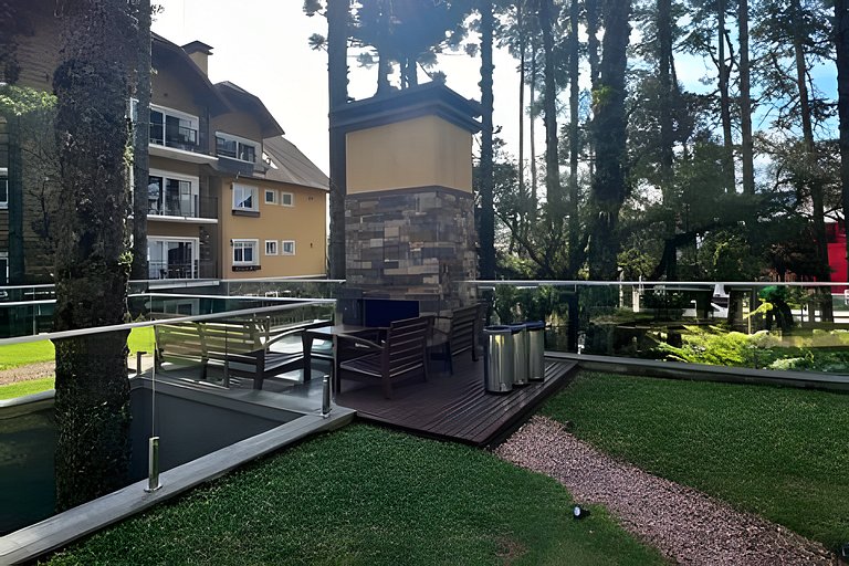 Apartamento com Piscina e Jacuzzi em Gramado