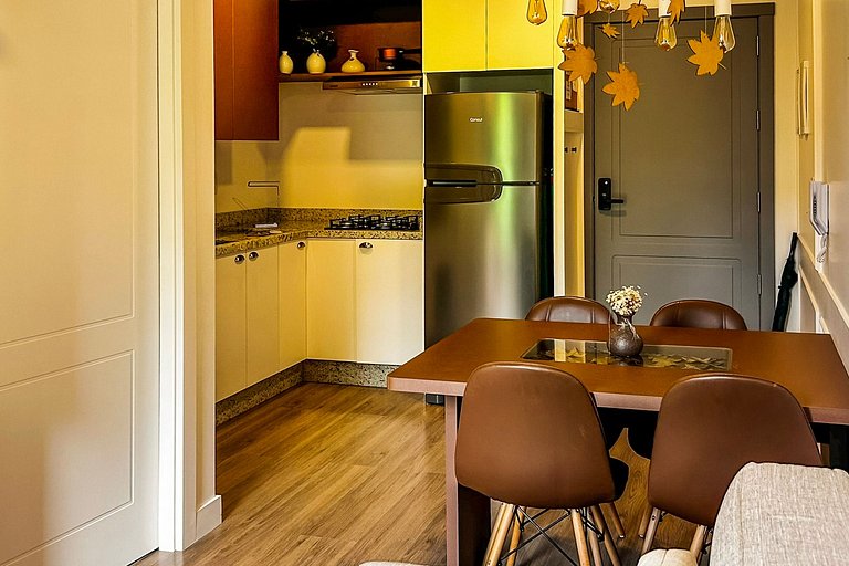 Apto em Gramado com Piscina Aquecida