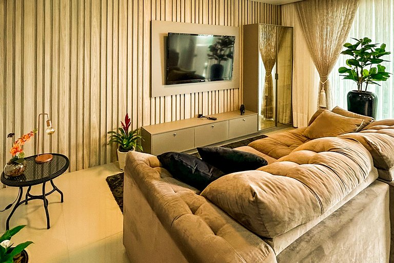 Apartamento Luxuoso 1 Quadra do Mar em Itapema