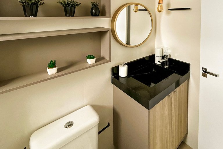 Apartamento Luxuoso 1 Quadra do Mar em Itapema