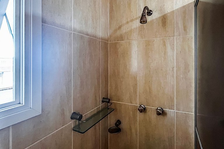 Apto no Centro com Sauna Hidro, Piscina aquecida