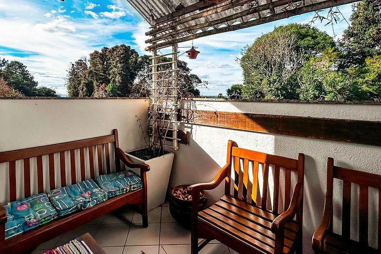 Apto Centro Gramado | Hidro, Piscina e Sauna