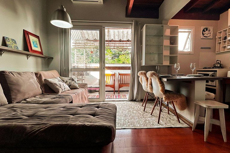 Apto Centro Gramado | Hidro, Piscina e Sauna