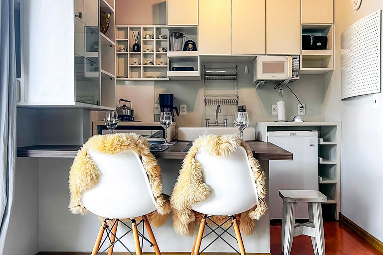 Apto Centro Gramado | Hidro, Piscina e Sauna