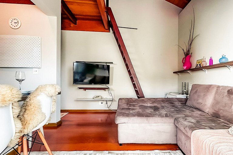 Apto Centro Gramado | Hidro, Piscina e Sauna