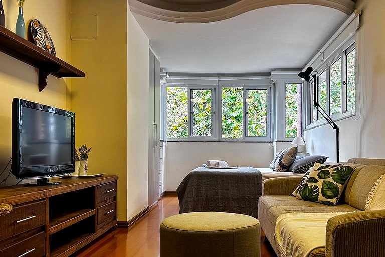 Studio no Centro de Gramado com Piscina Aquecida