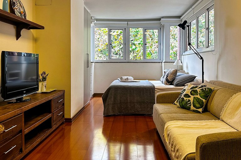 Studio no Centro de Gramado com Piscina Aquecida