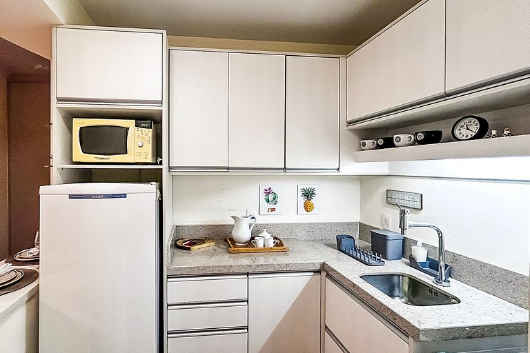 Studio no Centro de Gramado com Piscina Aquecida