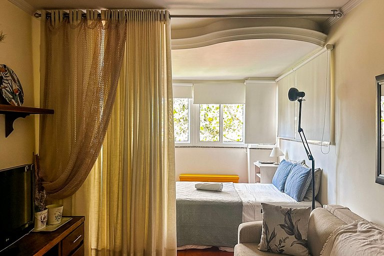 Studio no Centro de Gramado com Piscina Aquecida