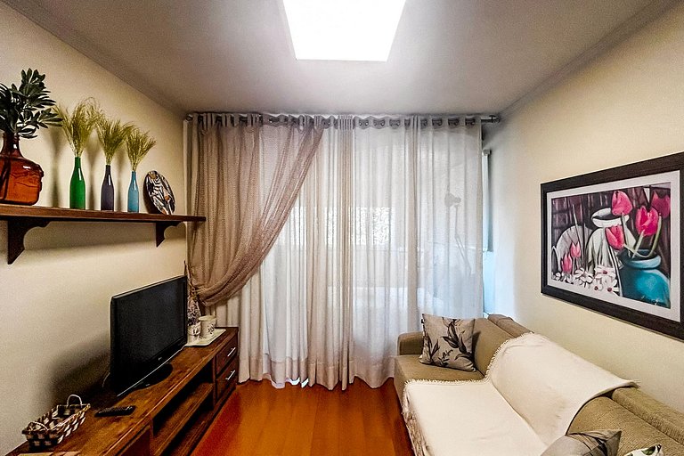 Studio no Centro de Gramado com Piscina Aquecida