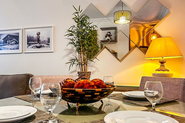 Apt em Frente à Rua Coberta| Faça Tudo a Pé