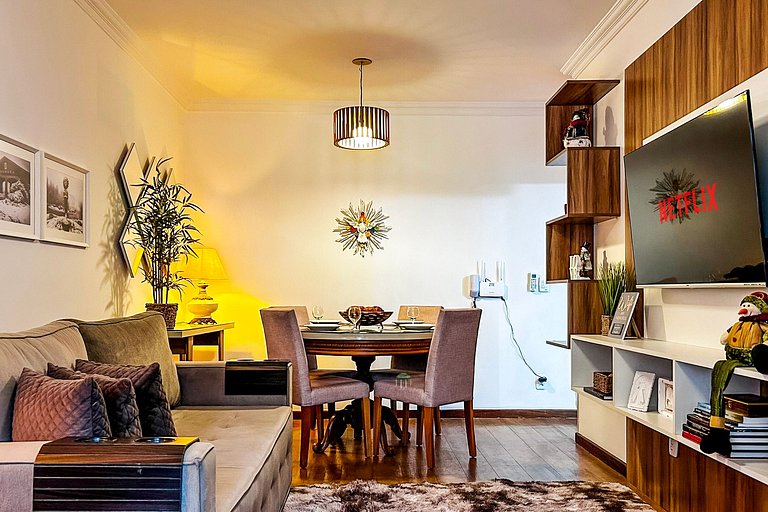 Apt Próximo à Rua Torta| Faça Tudo a Pé