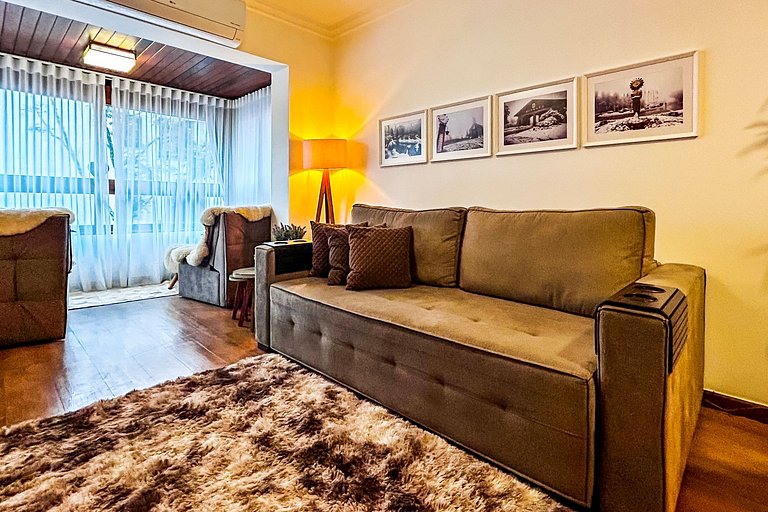 Apt Próximo à Rua Torta| Faça Tudo a Pé