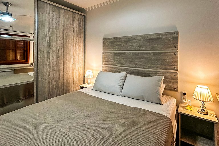 Apt em Frente à Rua Coberta| Faça Tudo a Pé