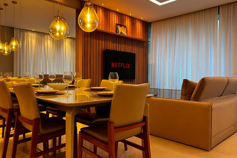 Apartamento Luxuoso Quadra Mar em Itapema