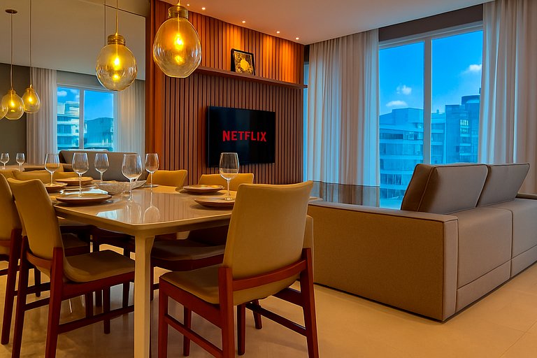 Apartamento Luxuoso Quadra Mar em Itapema