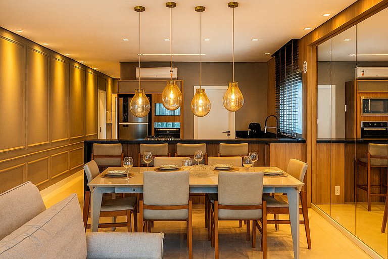 Apartamento Luxuoso Quadra Mar em Itapema