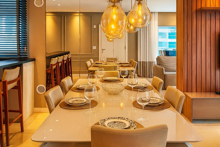 Apartamento Luxuoso Quadra Mar em Itapema