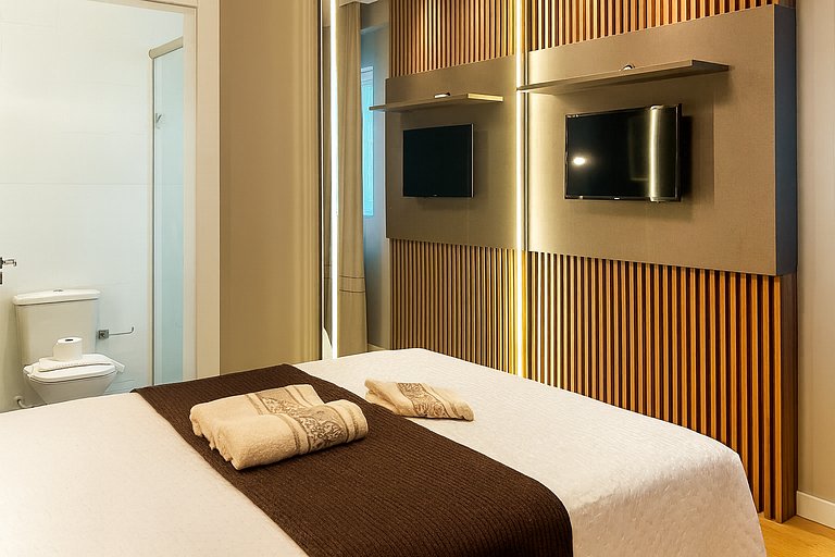 Apartamento Luxuoso Quadra Mar em Itapema