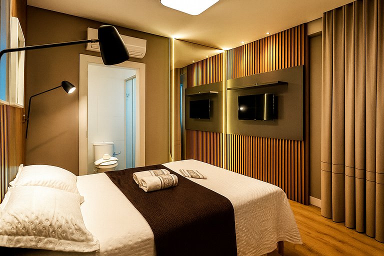 Apartamento Luxuoso Quadra Mar em Itapema