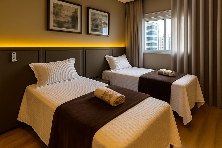 Apartamento Luxuoso Quadra Mar em Itapema