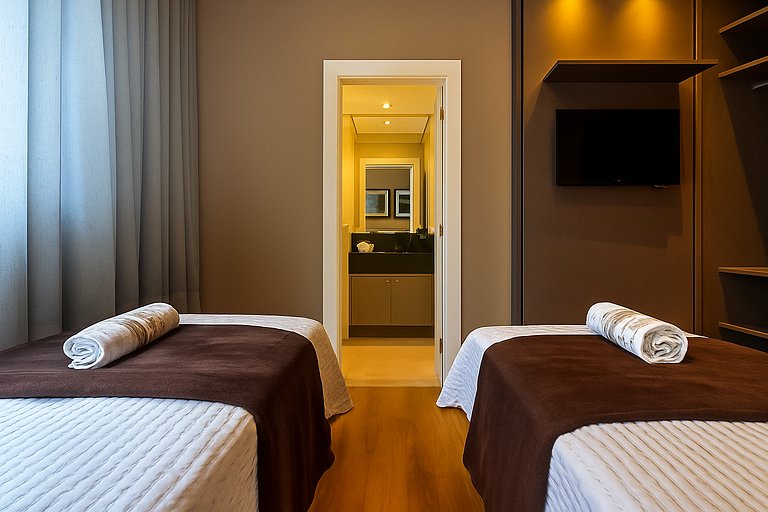 Apartamento Luxuoso Quadra Mar em Itapema