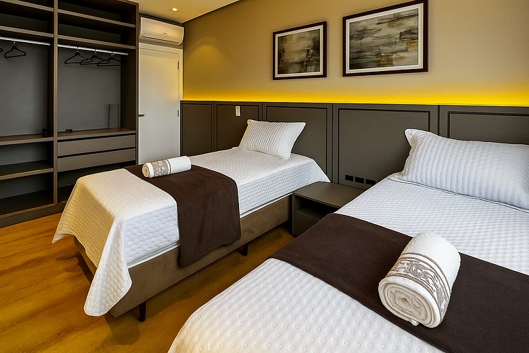 Apartamento Luxuoso Quadra Mar em Itapema