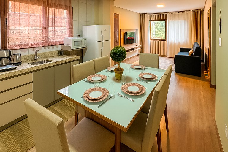 Apto Completo ao Lado do Lado Negro| Gramado