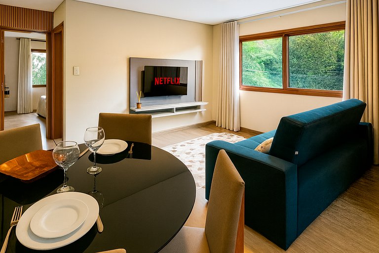 Apto Completo ao Lado do Lado Negro| Gramado