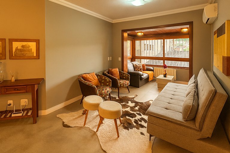 Apto ao lado da Rua Torta | Faça tudo a pé