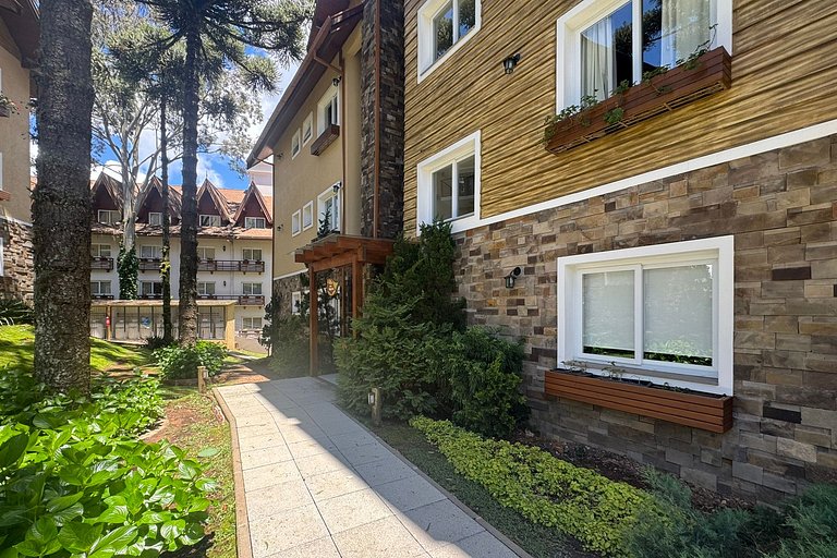 Apartamento com Piscina e Jacuzzi em Gramado