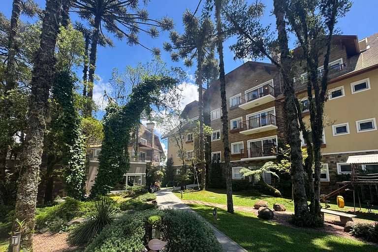 Apartamento com Piscina e Jacuzzi em Gramado