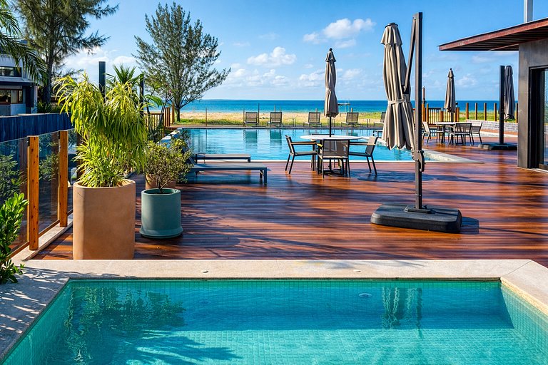 Apartamento Beira Mar com Piscina Barra Grande