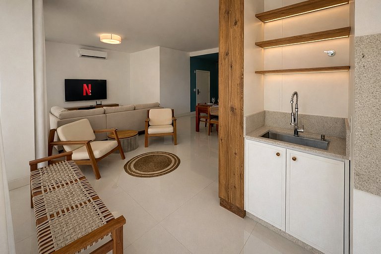 Apartamento 300 Metros do Mar em Itapema