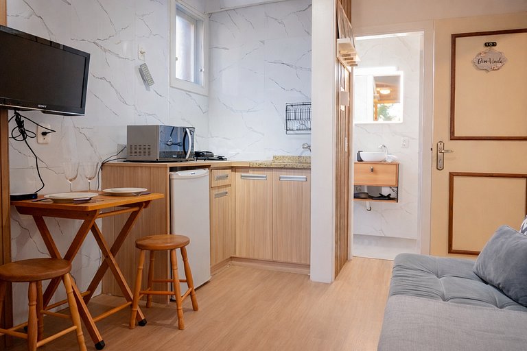 Flat aconchegante no coração de Gramado