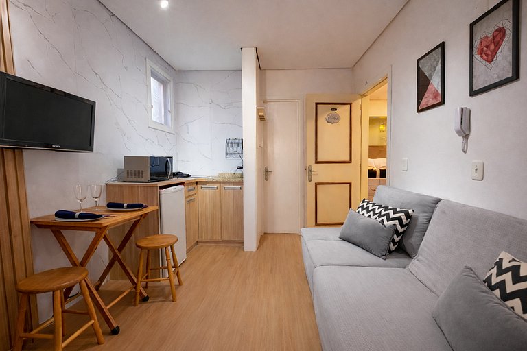 Studio aconchegante no coração de Gramado