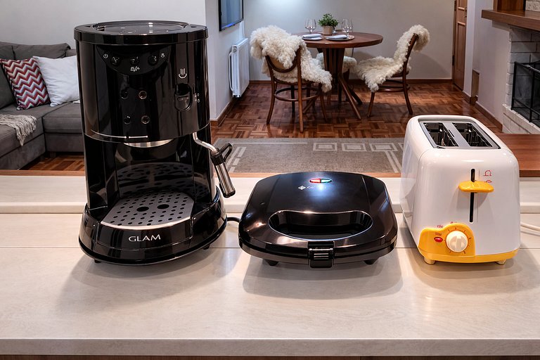 Studio Intimista com Lareira | Gramado