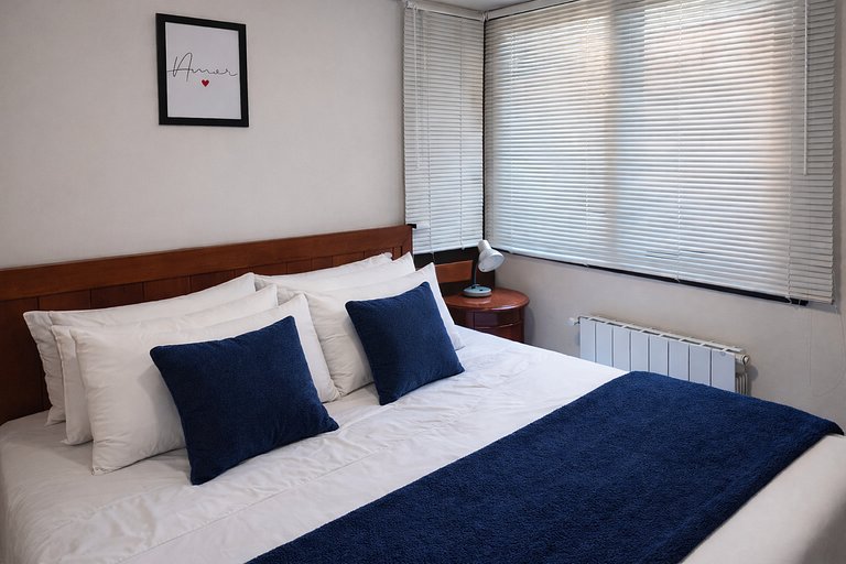 Studio com Lareira e Churrasqueira | Gramado