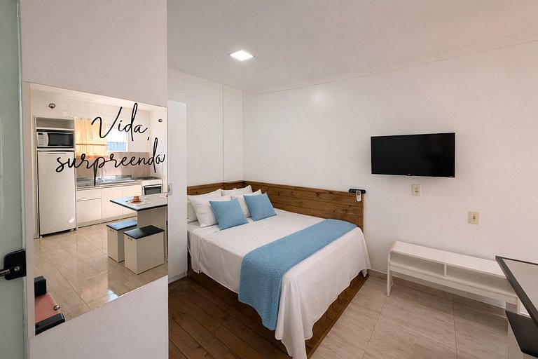 Studio completo 450m da Praia em Porto Belo