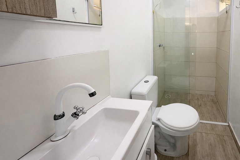 Studio aconchegante a 450 m da Praia em Porto Belo