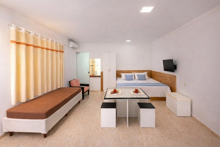 Apartamento 450 m da Praia em Porto Belo