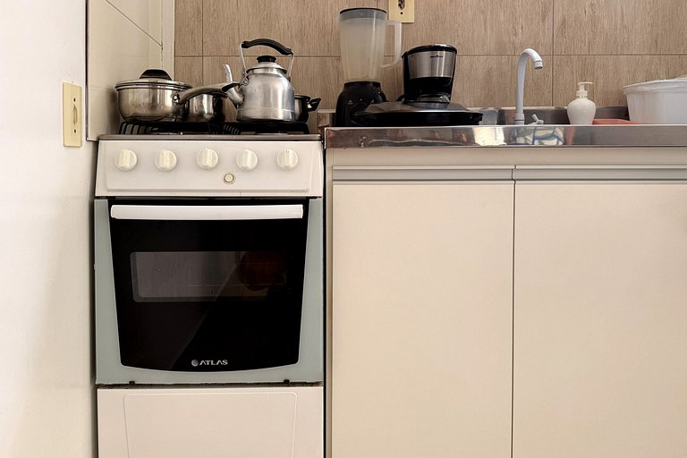 Studio 450m da Praia em Porto Belo| Faça tudo a pé