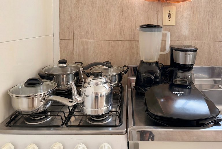 Studio completo 450m da Praia em Porto Belo