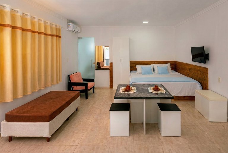 Studio completo 450m da Praia em Porto Belo