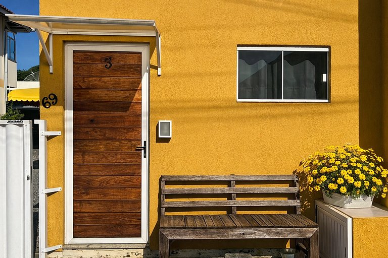 Studio 450m da Praia em Porto Belo| Faça tudo a pé