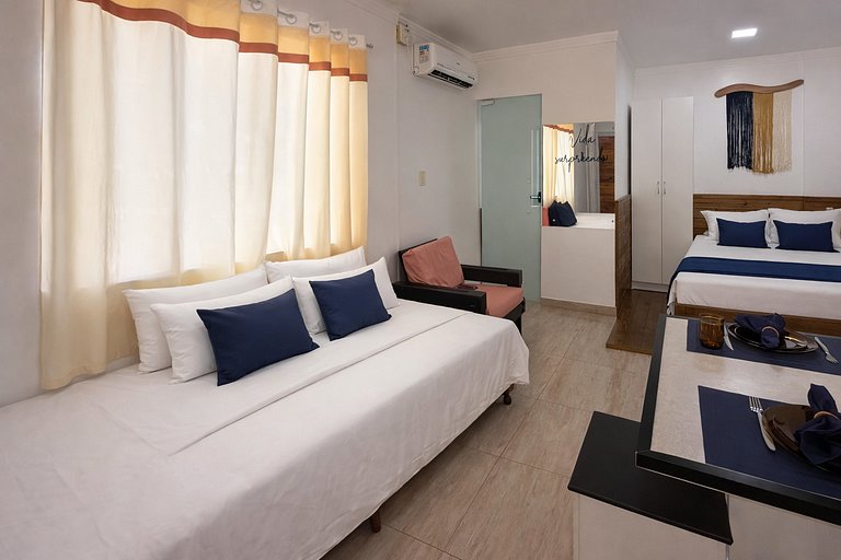 Studio completo 450m da Praia em Porto Belo