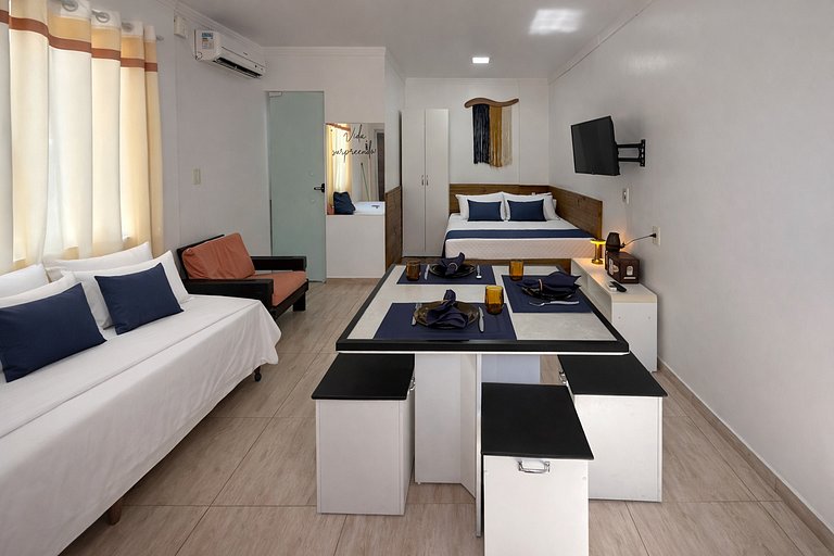 Studio completo 450m da Praia em Porto Belo