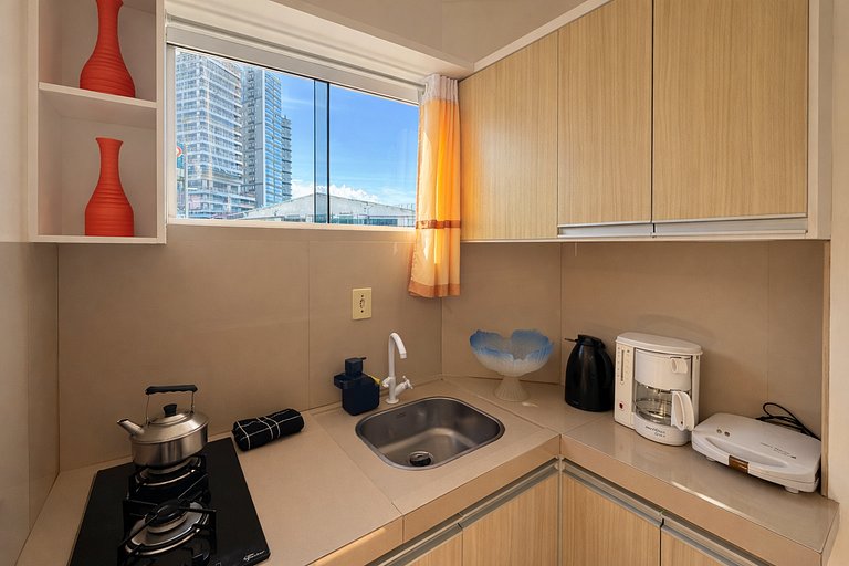 Studio aconchegante a 450 m da Praia em Porto Belo